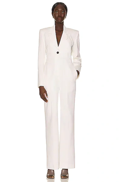 Peter Do Detachable Jumpsuit In White