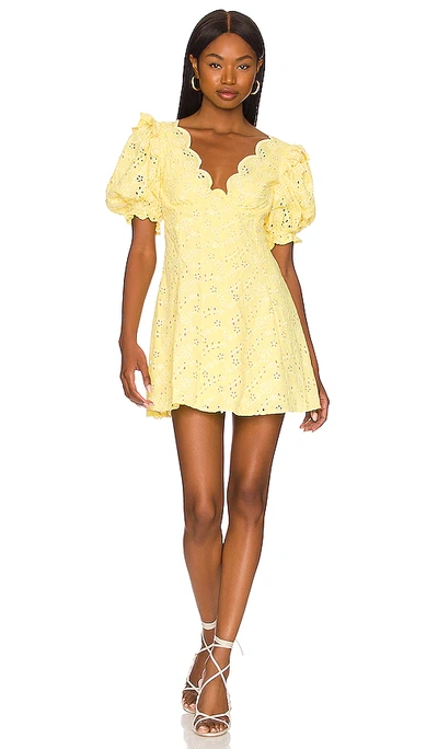 knee length dresses for ladies For Love & Lemons Sunrise Mini – TrenLend main image 1