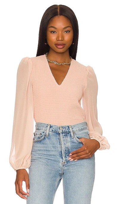 1.state V Neck Blouse In Pink
