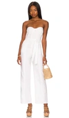 Lovers & Friends Steph Jumpsuit In White