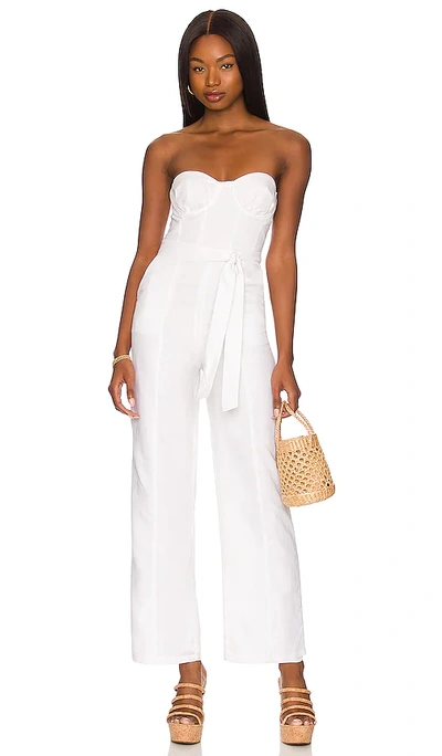 Lovers & Friends Steph Jumpsuit In White