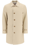 BURBERRY BURBERRY COTTO GABARDINE TRENCH COAT WITH PRINTED SILK LINING