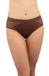 SAALT PERIOD & LEAKPROOF REGULAR ABSORBENCY MESH HIPSTER PANTIES