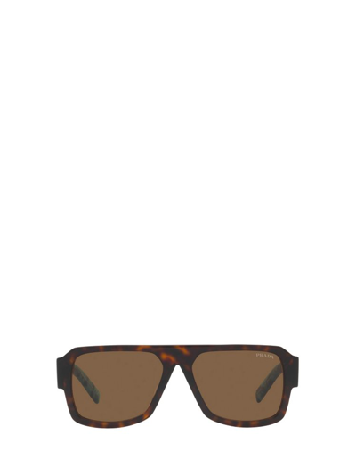 Prada Eyewear Rectangular Frame Sunglasses In Multi