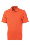 Cutter & Buck Virtue Piqué Recycled Blend Polo In College Orange