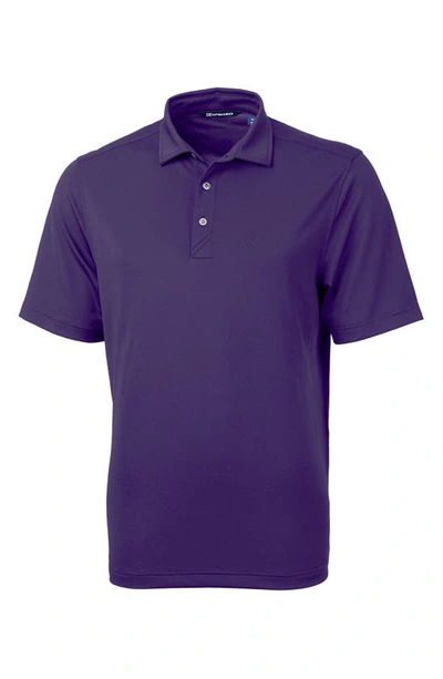 Cutter & Buck Virtue Eco Piqué Recycled Blend Polo In College Purple