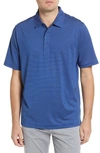 Cutter & Buck Virtue Eco Piqué Recycled Blend Polo In Tour Blue
