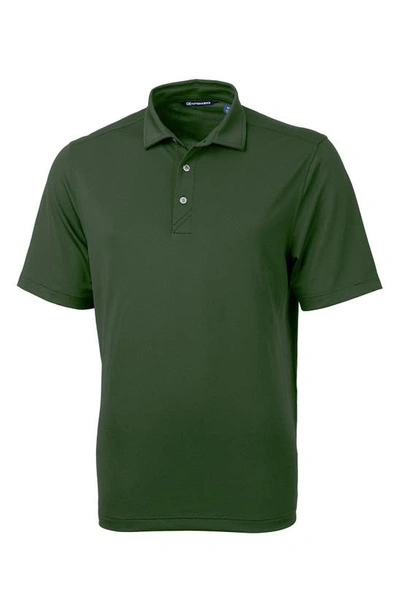 Cutter & Buck Virtue Eco Piqué Recycled Blend Polo In Hunter