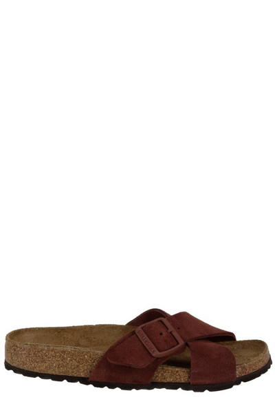 Birkenstock Siena Crossover-strap Sandals In Chocolate