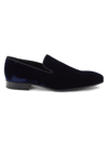 MASSIMO MATTEO MEN'S VELVET SMOKING SLIPPER