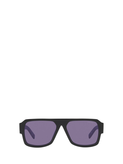 Prada Eyewear Aviator Sunglasses In Black