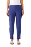 Eileen Fisher Slim Knit Ankle Pants In Iris