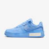 Nike Air Force 1 Fontanka Women's Shoes In University Blue/university Blue/black/sail