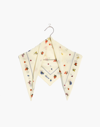 Madewell Embroidered Organic Cotton Bandana In Antique Cream