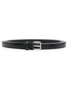 ALEXANDER MCQUEEN LONG THIN LEATHER BELT