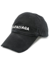 BALENCIAGA LOGO-EMBROIDERED BASEBALL CAP
