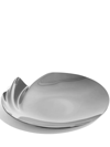Zaha Hadid Design Decorative Objects Silver 2 In Silver