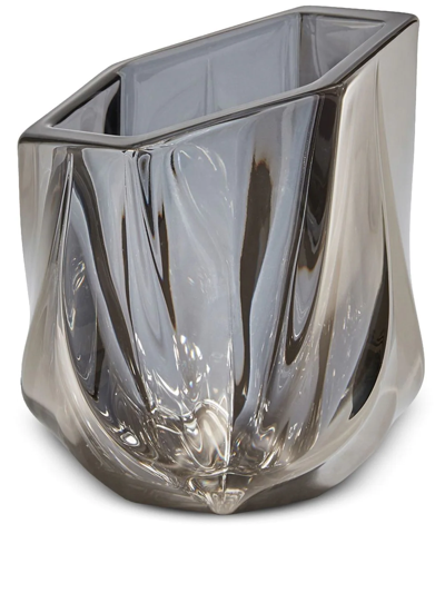 Zaha Hadid Design Shimmer Teelichthalter In Grey