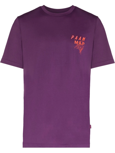 Maap X P.a.m. Purple Logo Print T-shirt