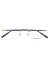 Montblanc Frameless Round Glasses In Blau