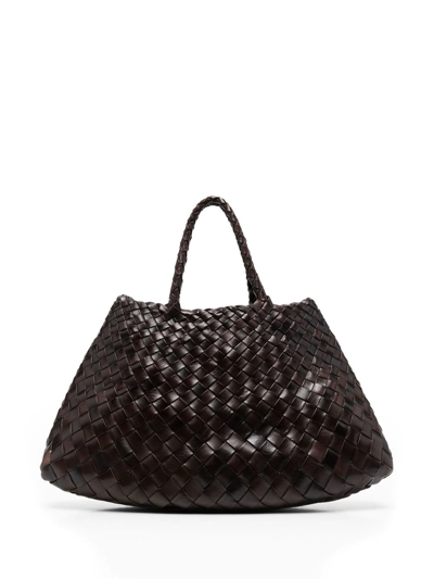 Dragon Diffusion Santa Croce Tote Bag In Braun