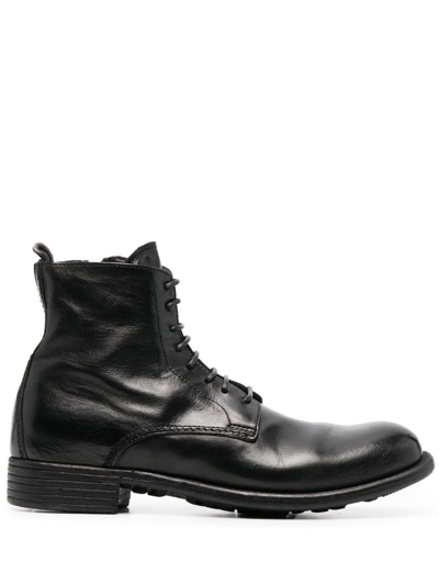 Officine Creative Calixte 002 Lace-up Boots In Black