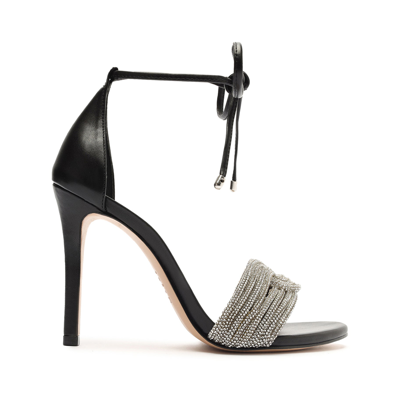 Schutz Andy Nappa Leather Sandal In Black