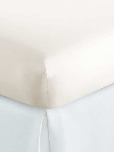 Peacock Alley Nile Egyptian Cotton Fitted Sheet In Pearl