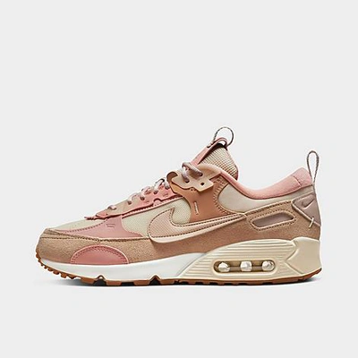 Nike Women's Air Max 90 Futura Casual Shoes In Sanddrift/sanddrift/hemp/rose Whisper