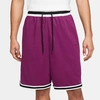 Nike Men's Dri-fit Dna Basketball Shorts In Sangria/black