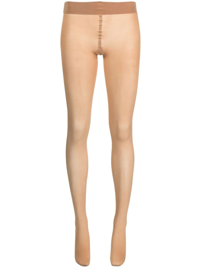 Wolford Pure 40 Shimmer Tights In Gobi
