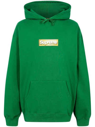 Supreme Bling Box Logo Hoodie In Green | ModeSens