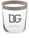 DOLCE & GABBANA LOGO-PRINT DRINKING GLASSES (SET OF 2)