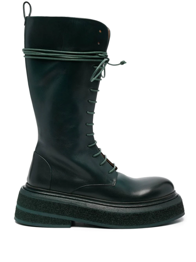 Marsèll Zuccone Lace-up Boots In Green