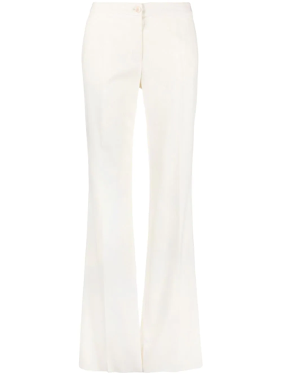 Etro High-waisted Wide-leg Trousers In Neutrals