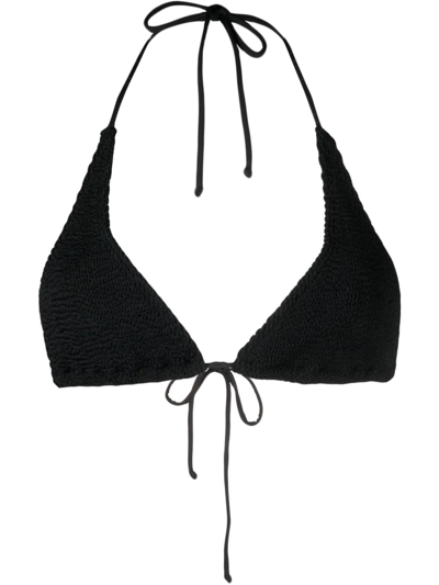 Bondeye Sofie Triangle Bikini Top In Black