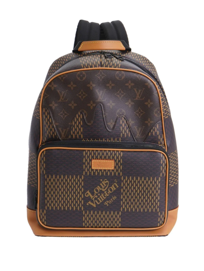 Pre-owned Louis Vuitton  Nigo Campus Backpack In Brown