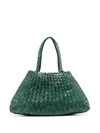 Dragon Diffusion Santa Croce Tote Bag In Green