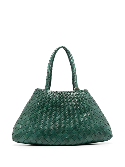Dragon Diffusion Santa Croce Tote Bag In Green