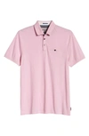 Ted Baker Tortila Slim Fit Tipped Pocket Polo In Lt-pink