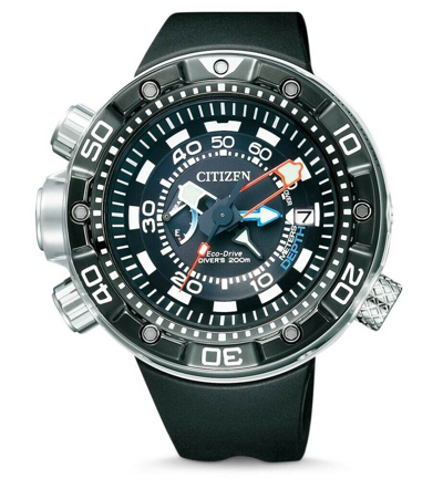 Pre-owned Citizen Bn2024-05e Promaster Aqualand Marine Eco-drive,free Shipping