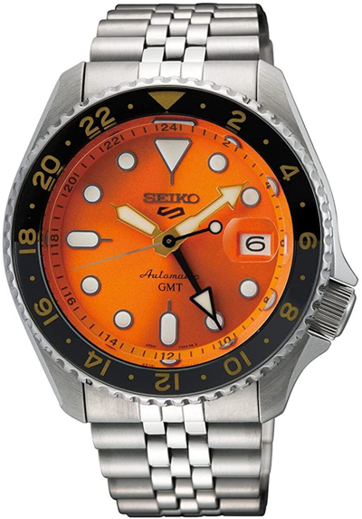 Pre-owned Seiko 5 Sports Ssk005kc Skx Sports Style Gmt Mechanical Automatic Watch Men Psl