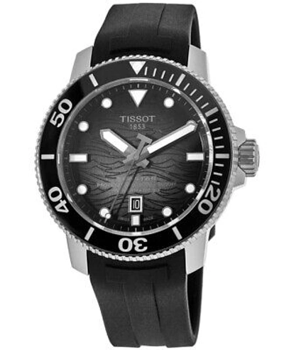 Pre-owned Tissot Seastar 2000 Graded Dial Rubber Strap Men's Watch T120.607.17.441.00
