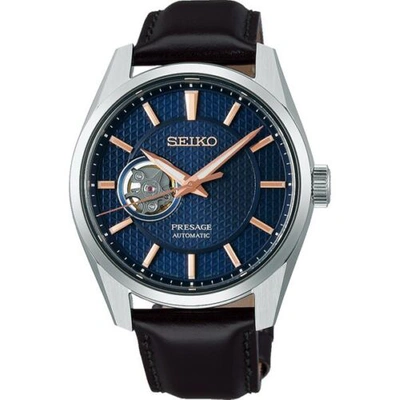 Pre-owned Seiko Sarx099 [presage Prestige Line Sharp Edged Series Men's Leather Band]