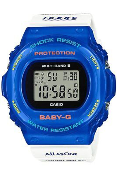 Pre-owned Casio Baby-g Earth Bgd-5700uk-2jr Love The Sea And The Solor Women's Watch