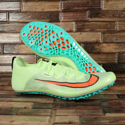 Pre-owned Nike Zoom Superfly Elite 2 Barely Volt Cd4382-700 Mens Track Spikes [multi Size] In Green
