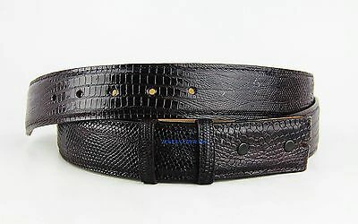 Pre-owned David Yurman Brown Teju Lizard Belt 1,5" Wide Size 50 Made In Usa Brand