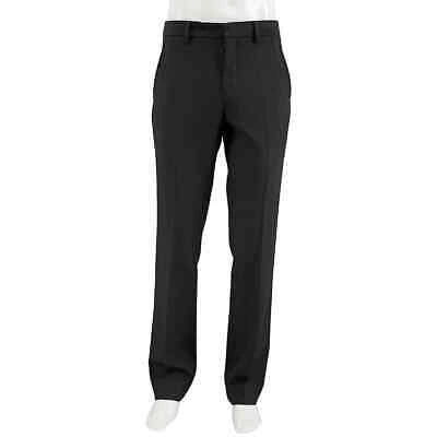 Pre-owned Burberry Black Wool Twill Stripe Detail Tailored Trousers