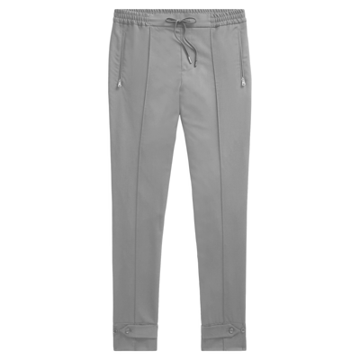 Pre-owned Ralph Lauren Purple Label $695  Mens Slim Fit Grey Wool Drawstring Trouser Jogger In Gray