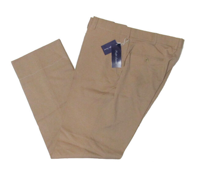 Pre-owned Ralph Lauren Purple Label $595  Mens Italy Flat Front Wool Dress Pants In Brown